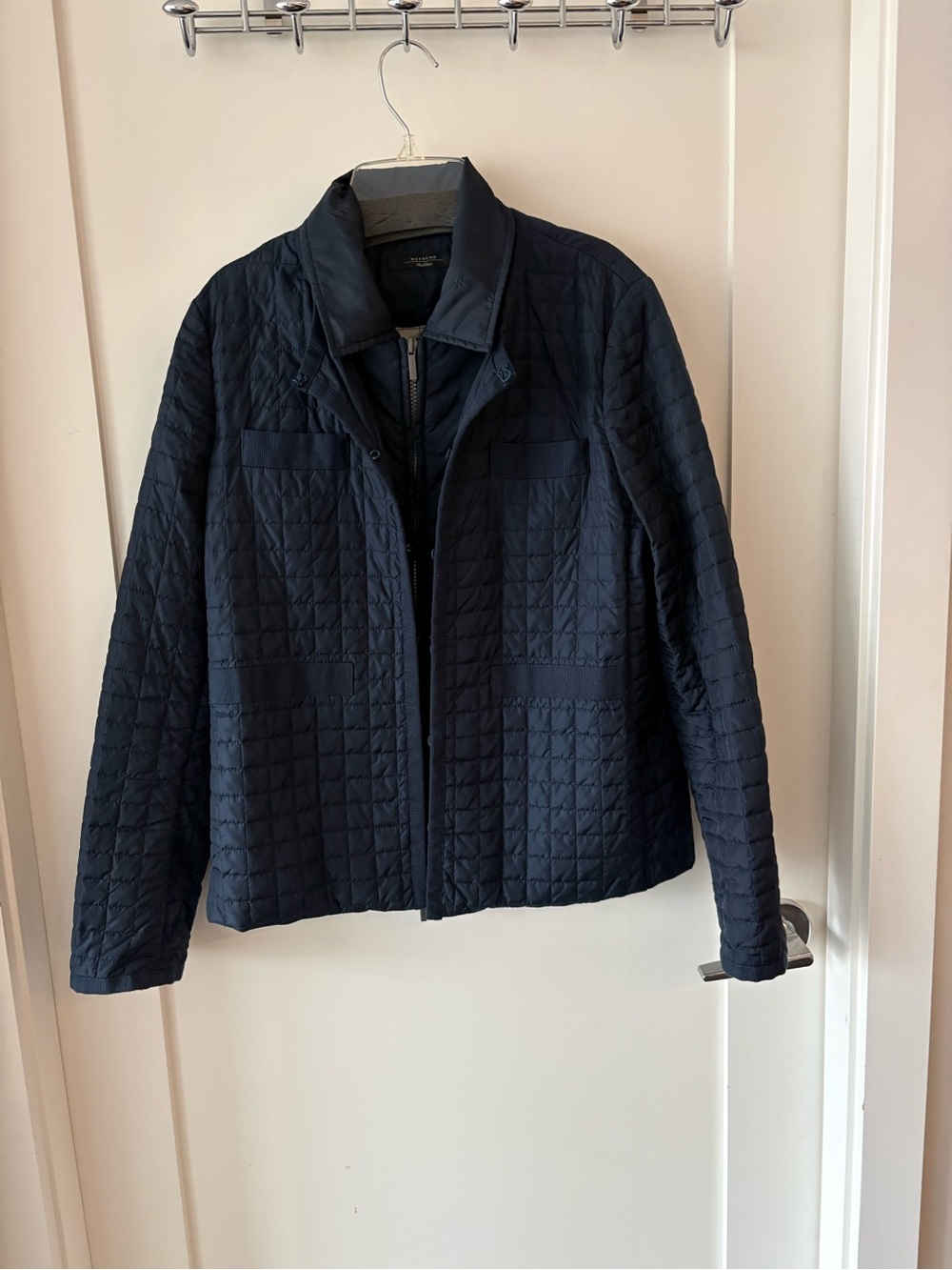 MaxMara Weekend Navy Quilted Jacket